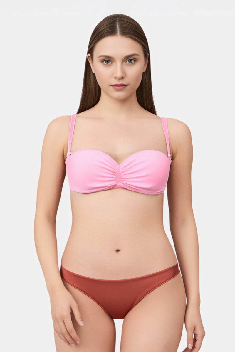 Billabong Women Ruched Bikini Bottom, Burn - Image 1