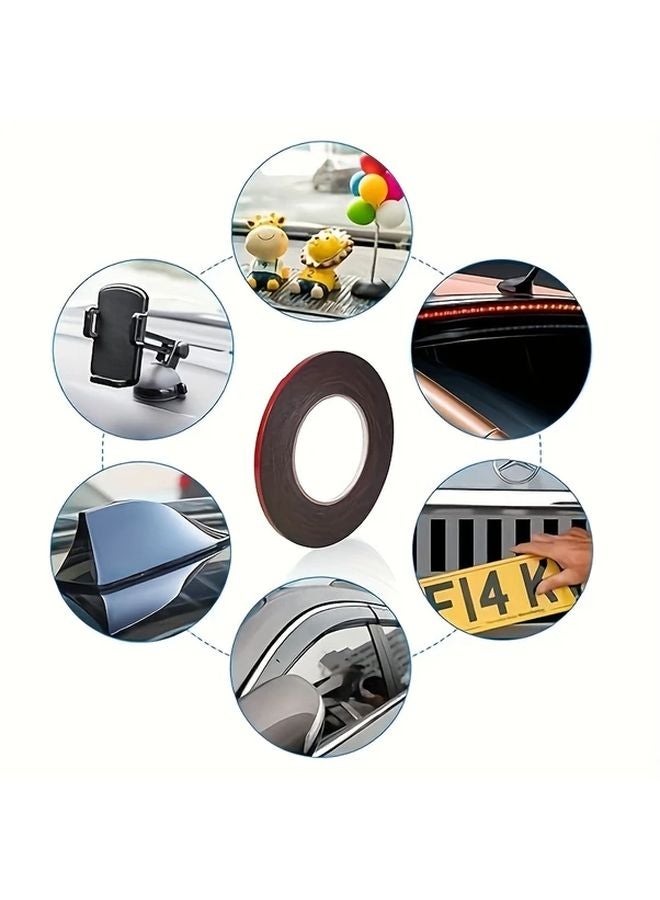 4pcs Extra Strong Double Sided Adhesive Tape 5mm x 10m Waterproof Mounting Strips - Image 4