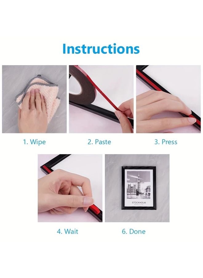 4pcs Extra Strong Double Sided Adhesive Tape 5mm x 10m Waterproof Mounting Strips - Image 5