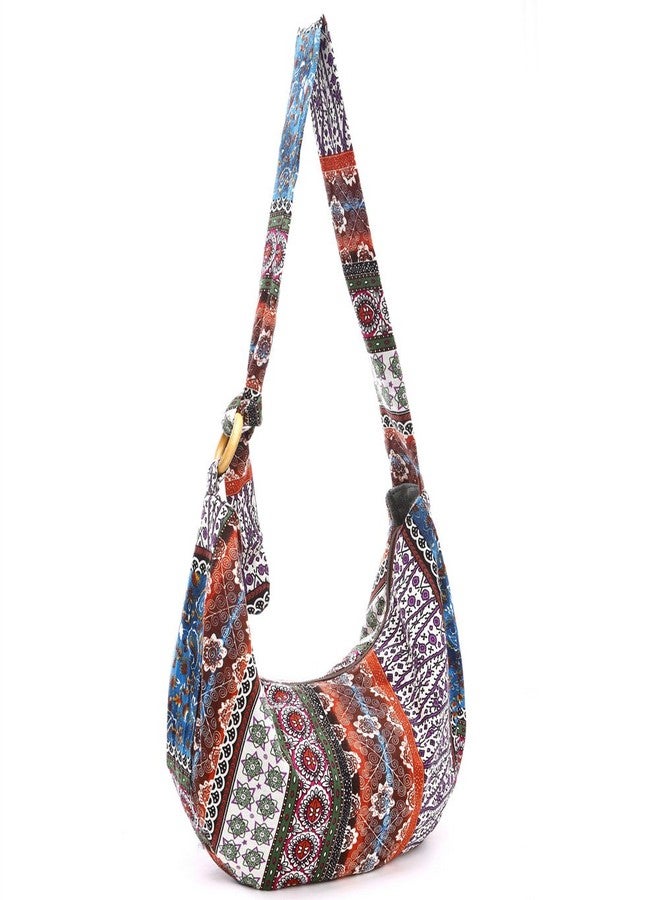 KARRESLY Women's Sling Crossbody Bag Ethnic Style Shoulder Bag with Adjustable Strap (23) - Image 1