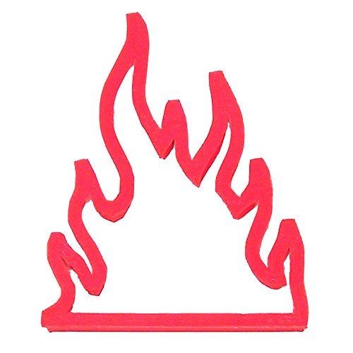 Fire Flames PlastClusive Cookie Cutter 36 Inch  Hand Made in the USA