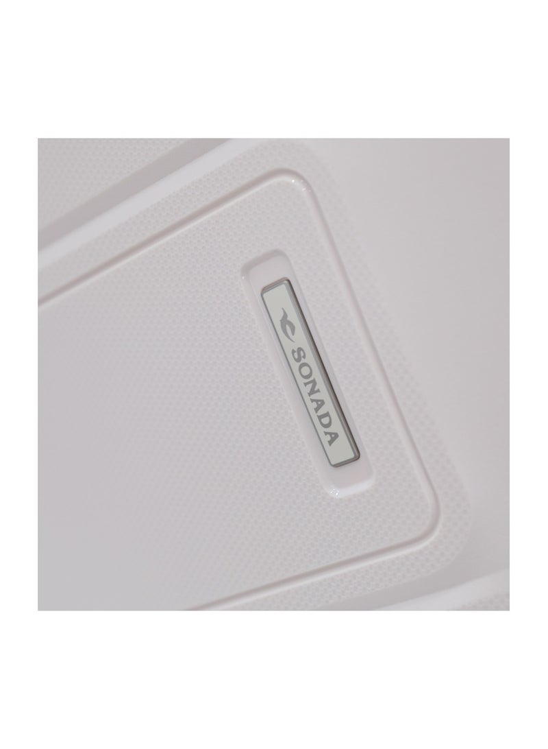 SONADA Hardshell Luggage Trolley Bag 3 Pieces Set,Ivory (S-20",M-24",L-28") - Image 4