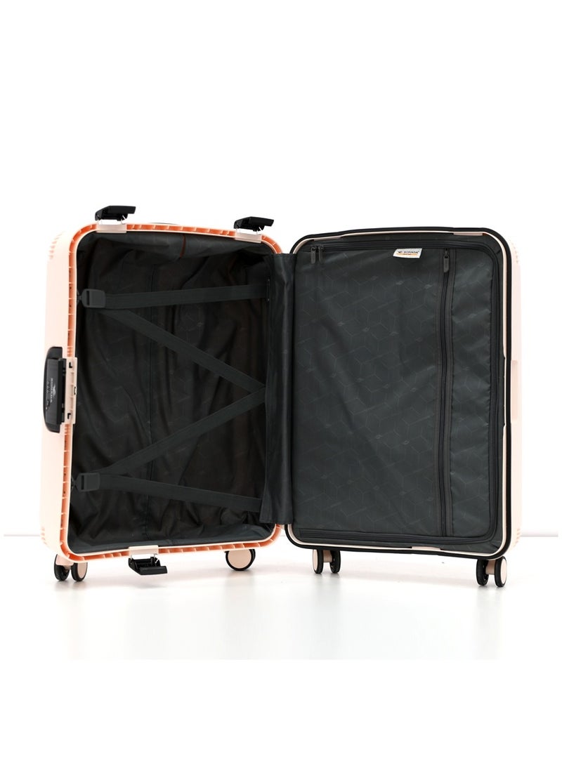 SONADA Hardshell Luggage Trolley Bag 3 Pieces Set,Ivory (S-20",M-24",L-28") - Image 3