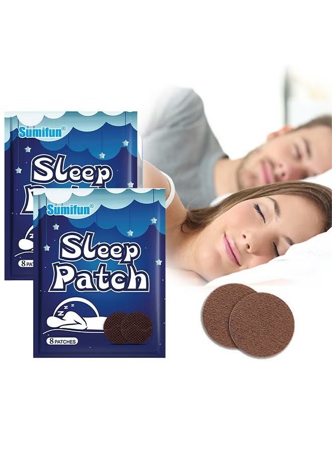 Sumifun Sleep Patch - Acupressure Therapy Sleeping Patch For Improved Sleep, Reduced Anxiety And Stress And Body Fatigue Relief Sleep Aid (16 Patches) - Image 1