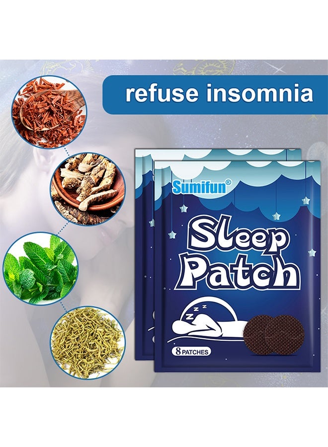 Sumifun Sleep Patch - Acupressure Therapy Sleeping Patch For Improved Sleep, Reduced Anxiety And Stress And Body Fatigue Relief Sleep Aid (16 Patches) - Image 4