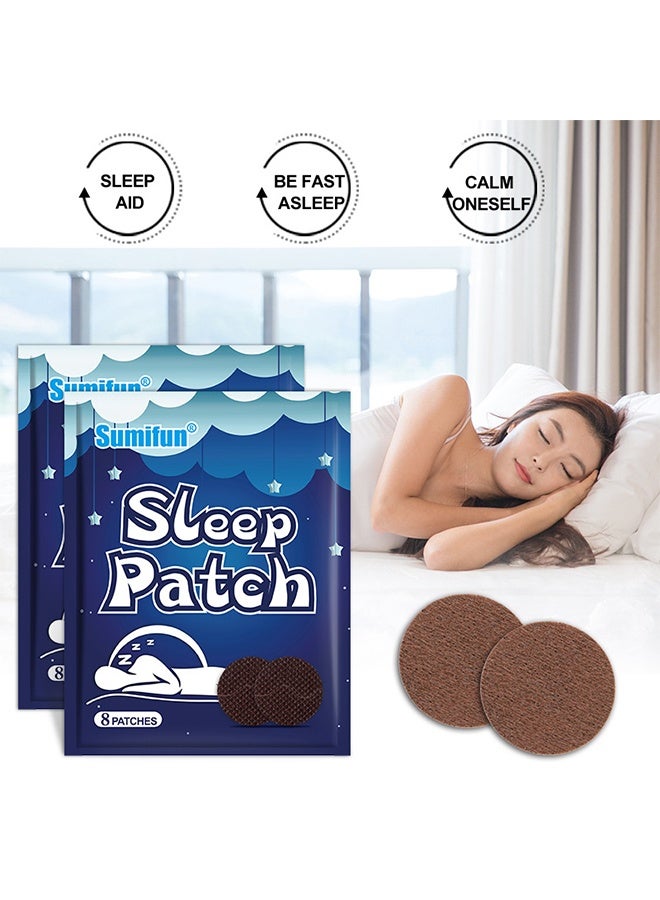 Sumifun Sleep Patch - Acupressure Therapy Sleeping Patch For Improved Sleep, Reduced Anxiety And Stress And Body Fatigue Relief Sleep Aid (16 Patches) - Image 3