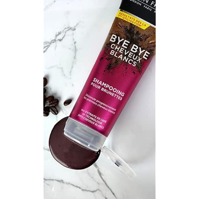 John Frieda BYE BYE WHITE HAIR SHAMPOO FOR BRUNETTES 250ML - Image 3