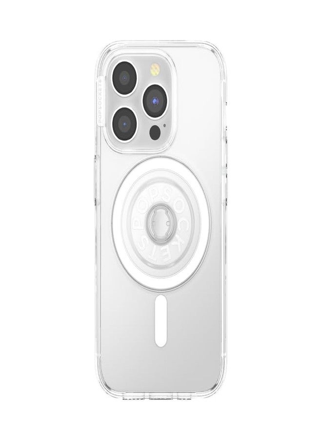 PopSockets MagSafe Grip Base - Works with Swappable PopSockets Tops (Top Sold Separately), Magnetic Base, for iPhone MagSafe Cases & Phones - Clear - Image 4