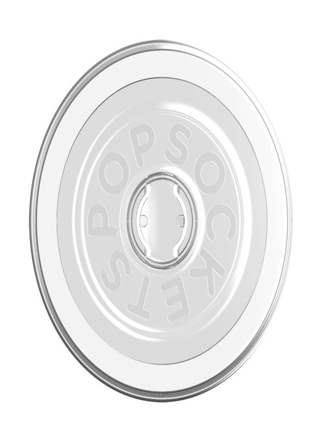 PopSockets MagSafe Grip Base - Works with Swappable PopSockets Tops (Top Sold Separately), Magnetic Base, for iPhone MagSafe Cases & Phones - Clear - Image 2