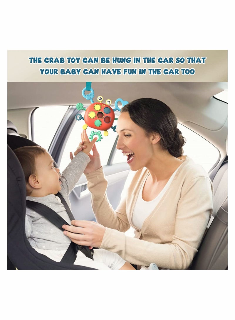 SYOSI Toddler Montessori Toys Sensory Fine Motor Skills Toys for Kids Crab Educational Learning for Birthday Boys Girl Gifts - Image 3