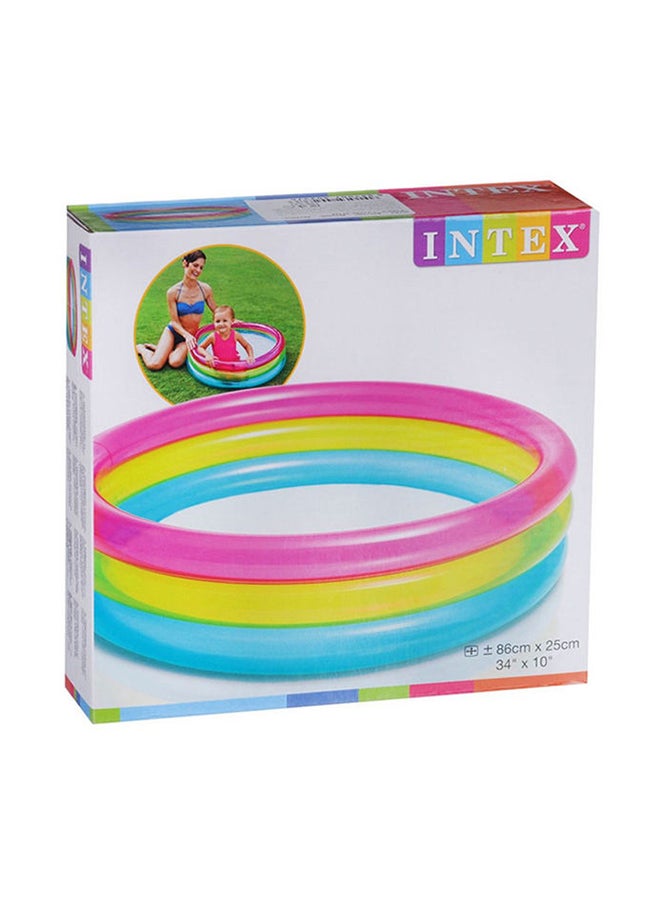 INTEX 3-Rings Baby Pool 86x25cm 86x25cm - Image 1