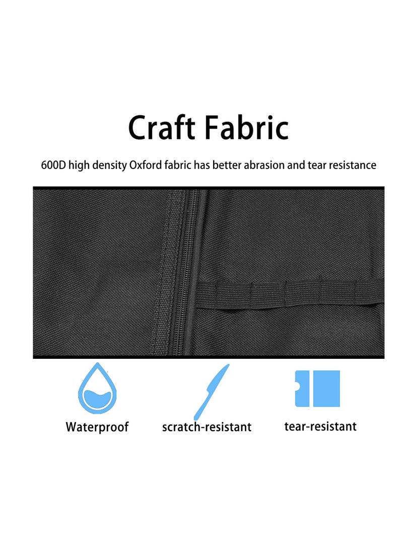 Excefore 13 Pockets Tool Roll Wrench Roll Pouch, Tarp Wrench Roll Organizer, Portable Tool Pouch for Electrician, Plumber, Carpenter, or Mechanic - Image 3