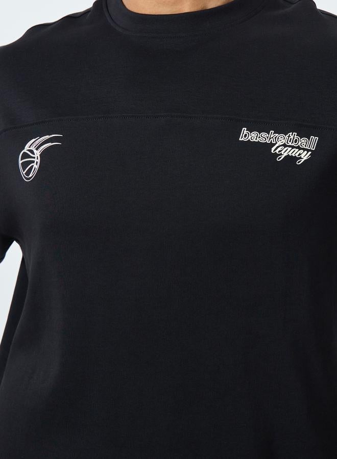 ستايلي تيشيرت فضفاض بطبعة جرافيك - Image 4