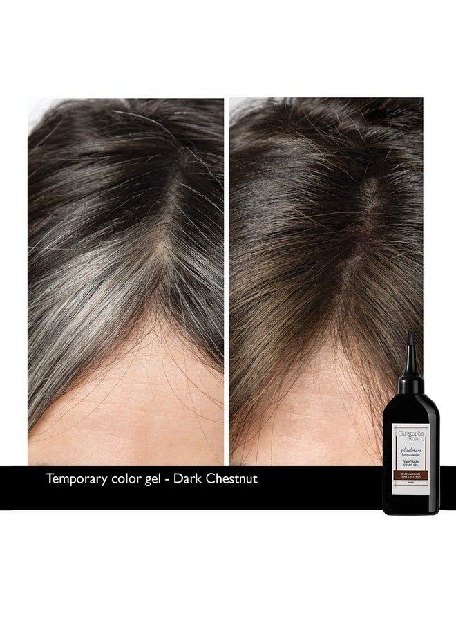 Christophe Robin - Temporary Color Gel Dark Chestnut 3.4 Fl. Oz. - Image 1