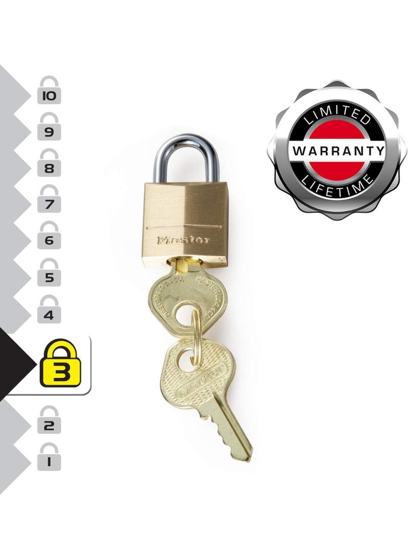 Master Lock Master Lock 120D Brass Padlock  - Image 5
