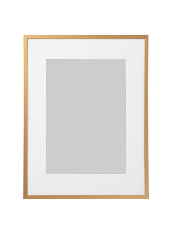 زبون إطار، لون ذهبي، 30×40 سم - Image 1