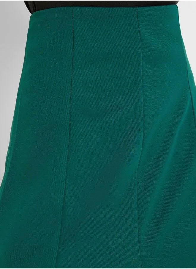 Refka by modanisa High Waist Embellished Skirt