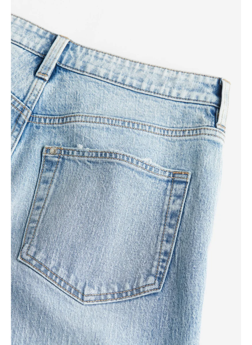 H&M Wide High Cropped Jeans