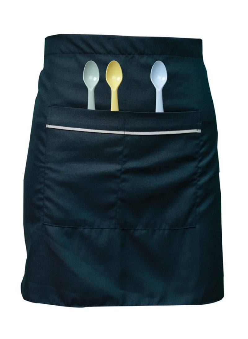 International Uniform L.L.C - Waist Apron with 2 Pockets Unisex Half Short Apron for Waitress Server Waiter - Image 1