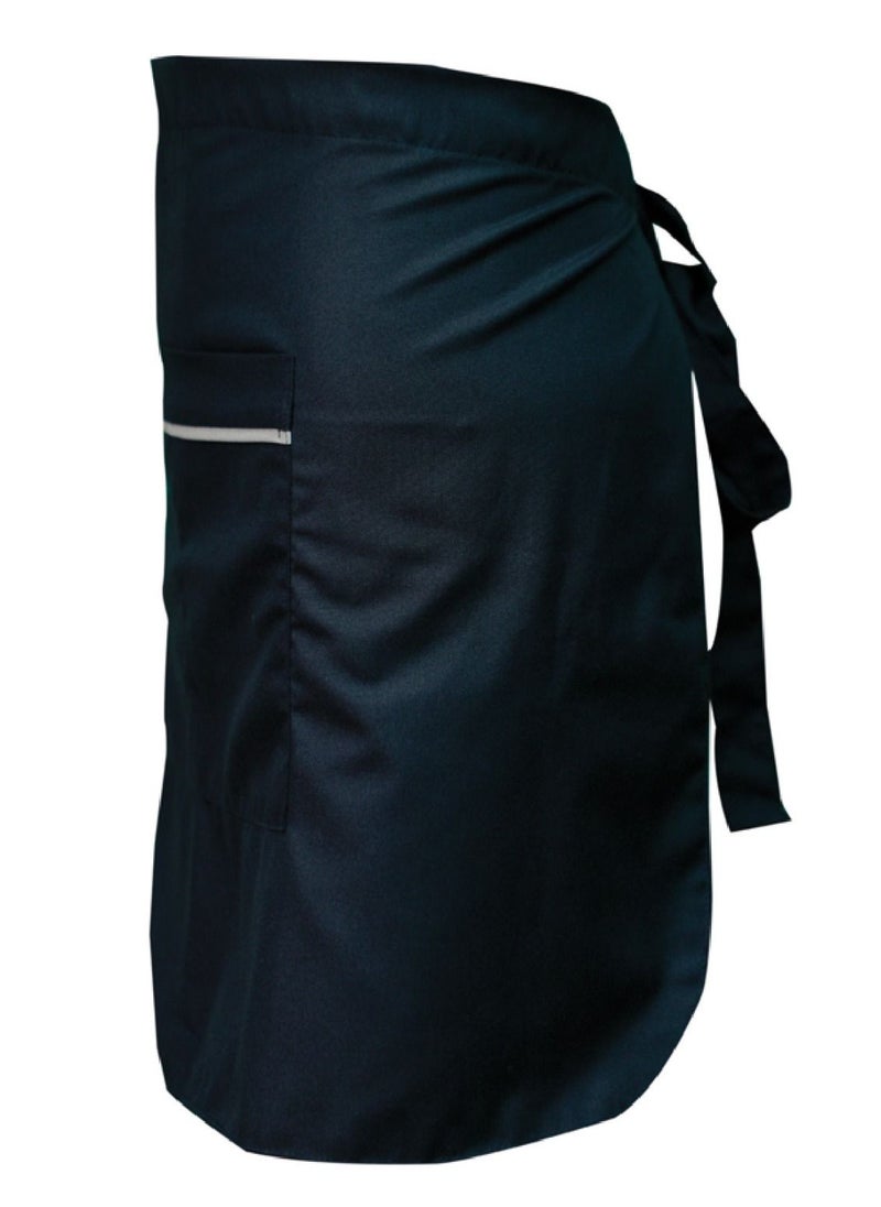 International Uniform L.L.C - Waist Apron with 2 Pockets Unisex Half Short Apron for Waitress Server Waiter - Image 1