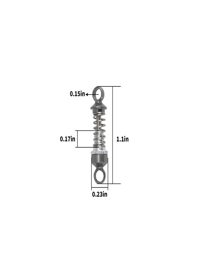 Abendor 4PCs Aluminum Adjustable Soft and Hard Shock Absorber RC Car Upgrade Modified Parts for WLtoys 1/28 RC Car K969 K989 K999 P929 4WD Short Course Drift Car(Titanium) - Image 3