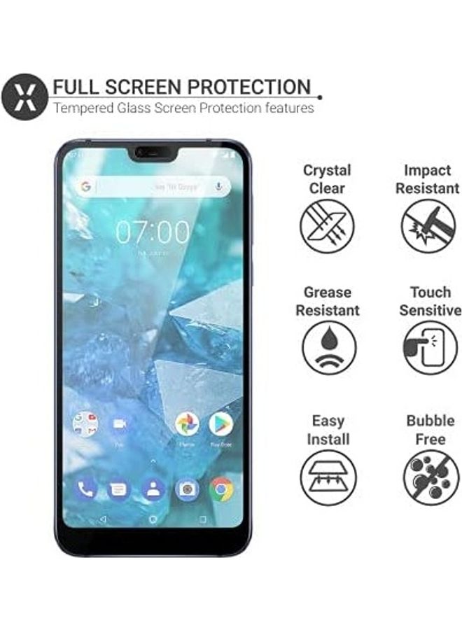 ICS Tempered Glass Screen Protector For Nokia 7.1 Clear - Image 2
