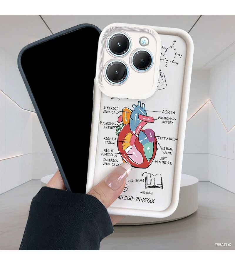 Mixed Color 2 Heart Chemistry Phone Case Compatible with Hot 30 Spark 20 Pro Plus Hot9 10 11 20 30 40 Smart6 7 8 Note 30 Pro Infinix GT 10 Pro Spark 6 Go 8C 10 Pop7 Pro Nova4 Pro - Image 5