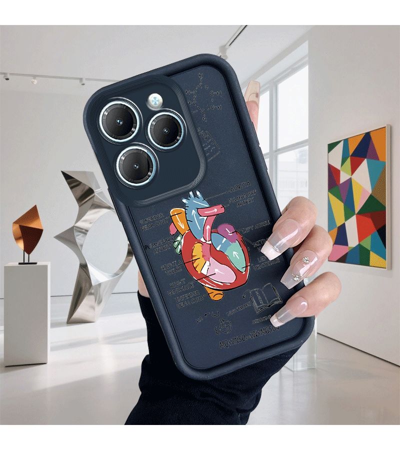 Mixed Color 2 Heart Chemistry Phone Case Compatible with Hot 30 Spark 20 Pro Plus Hot9 10 11 20 30 40 Smart6 7 8 Note 30 Pro Infinix GT 10 Pro Spark 6 Go 8C 10 Pop7 Pro Nova4 Pro - Image 4