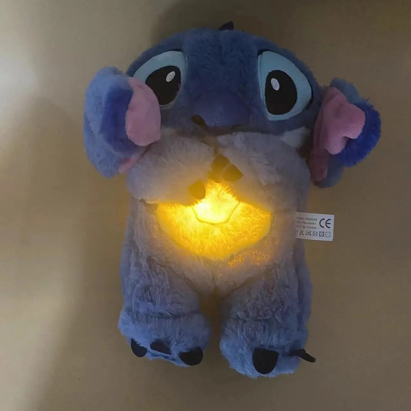 Bluejw Hot Selling Cute Breathing Stitched Plush Doll Lilo Stitch Musical Company Anime Stuffed Animal Toy for Kids for Baby Sleeping - Image 3