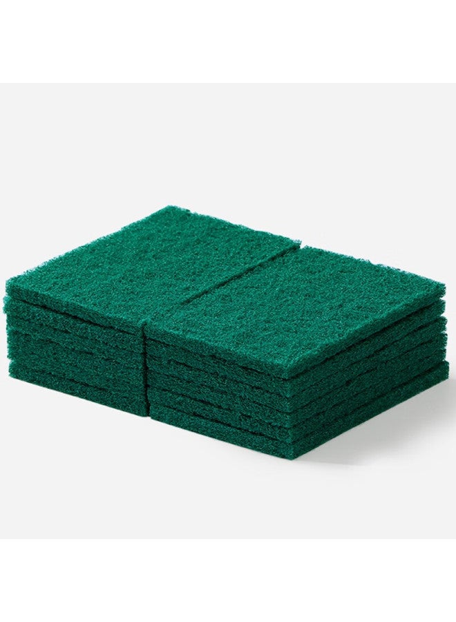 Ruibao Scouring Pad, 20 Pieces, Extra Large And Thick, Durable Kitchen Cleaning Cloth, Powerful Degreasing, For Washing Dishes And Pots, Green, Cuttable - Image 4