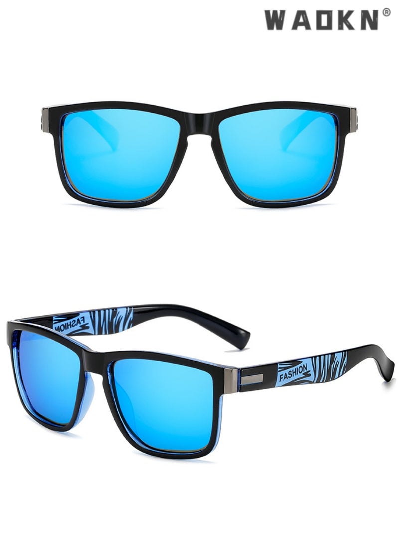 WAOKN Sports Polarized Sunglasses for Men Women Cycling Driving Fishing 100% UV Protection,Sports Trendy Sunglasses,for Men Womens Sunglasses Polarized UV Protection Non-Slip, for Driving Cycling Running - Image 2