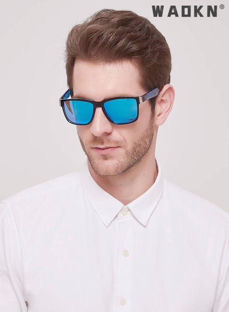 WAOKN Sports Polarized Sunglasses for Men Women Cycling Driving Fishing 100% UV Protection,Sports Trendy Sunglasses,for Men Womens Sunglasses Polarized UV Protection Non-Slip, for Driving Cycling Running - Image 3