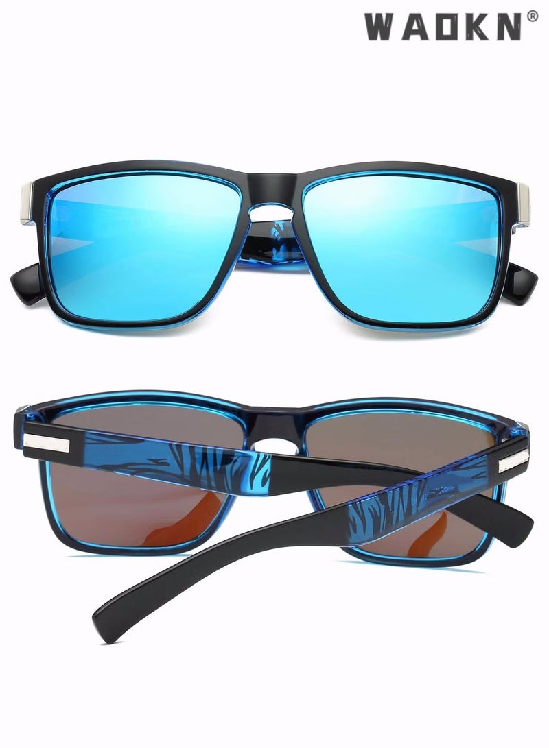 WAOKN Sports Polarized Sunglasses for Men Women Cycling Driving Fishing 100% UV Protection,Sports Trendy Sunglasses,for Men Womens Sunglasses Polarized UV Protection Non-Slip, for Driving Cycling Running - Image 4