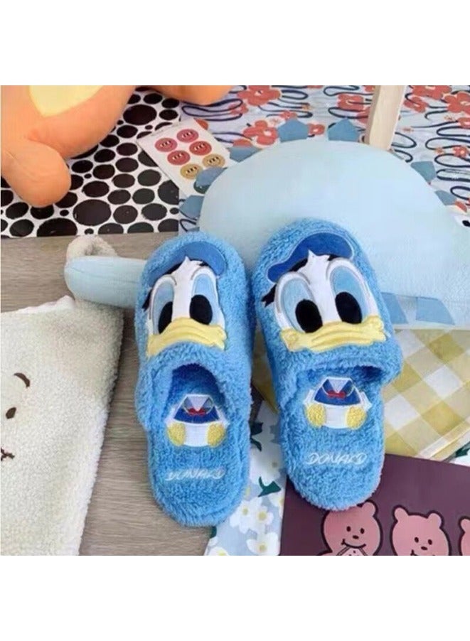 1 Pair Character Winter Slippers - Cozy, Plush, Non-Slip Sole, Indoor/Outdoor Comfort Footwear, Ideal for Valentine's, Birthday Presents  - Image 5