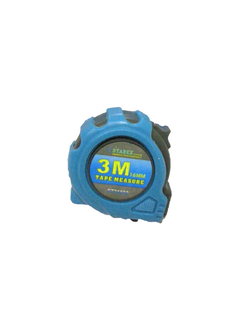Starex Starex Measuring Tape 7.5mx25mm Rubber Grip White Blade 3 Stop D/Blister 