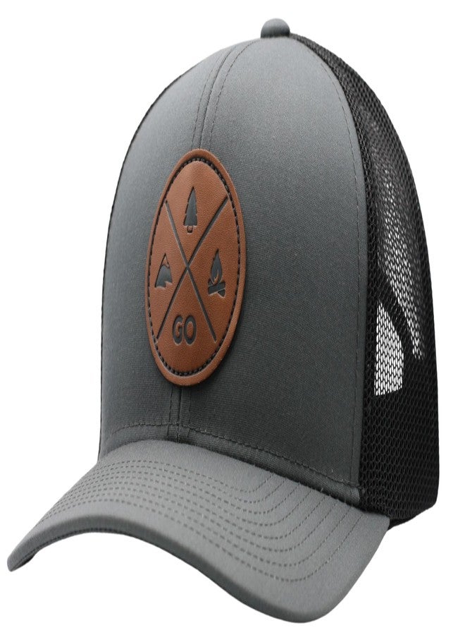 LINDO Trucker Hat - GO Outdoors (Graphite/Black) - Image 1