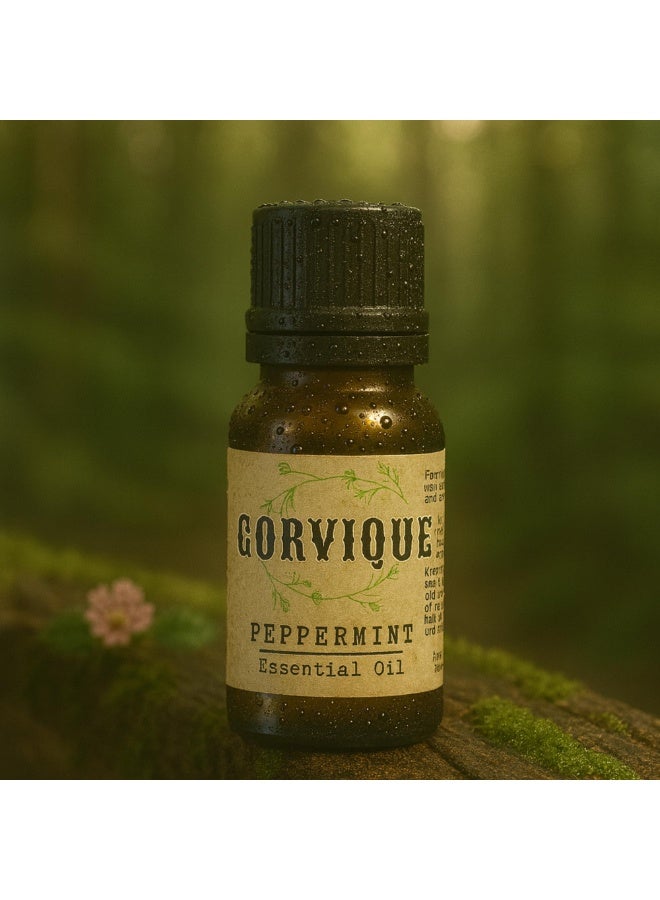 Gorvique Essential Oil, Aromatherapy Diffuser Fragrance Oil for Home 100% Pure & Undiluted Therapeutic Grade | Scent, Spa, Relaxation, Meditation & Yoga (10 ml, Peppermint) - Image 2