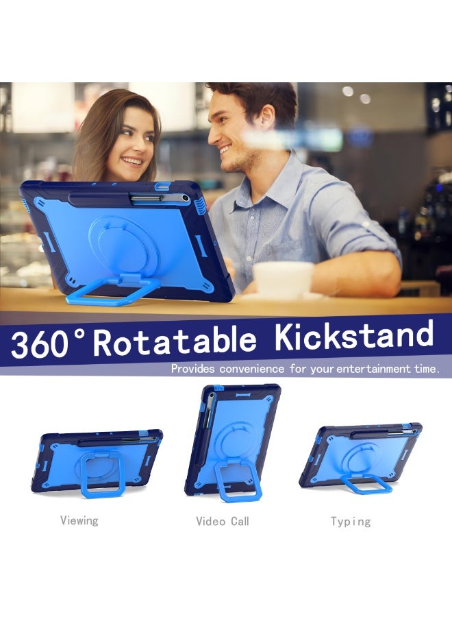عام غطاء سامسونج جالكسي تاب S10 FE+/S10 FE Plus 13.1 إنش إصدار 2025 - غطاء متين مقاوم للصدمات مع حامل حلقي دوار. - Image 3