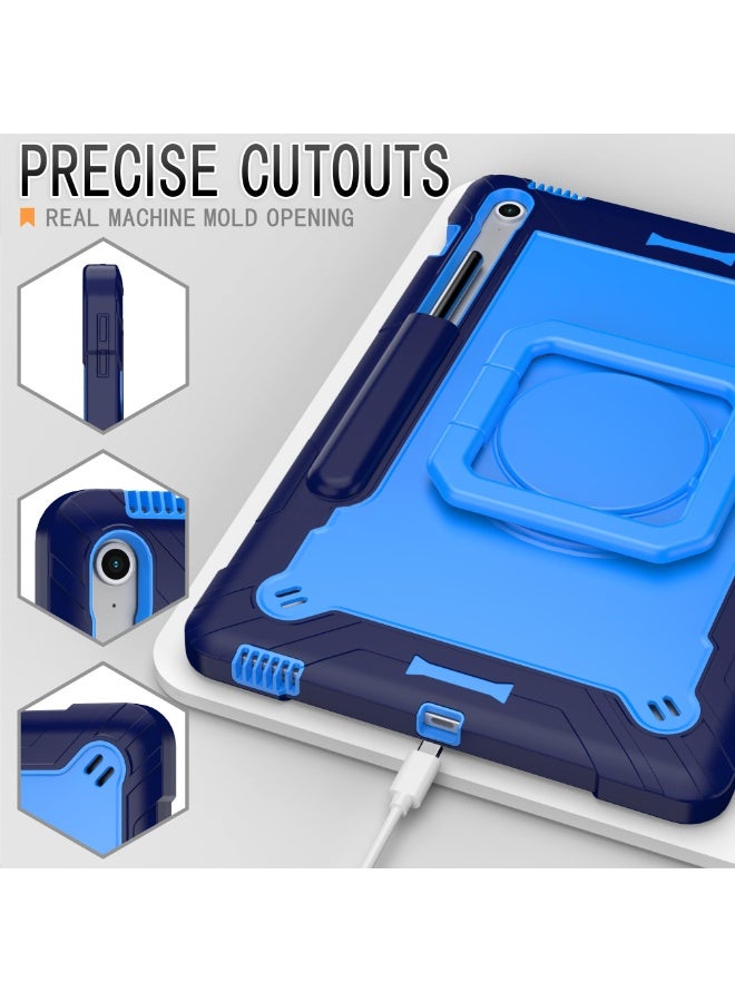 عام غطاء سامسونج جالكسي تاب S10 FE+/S10 FE Plus 13.1 إنش إصدار 2025 - غطاء متين مقاوم للصدمات مع حامل حلقي دوار. - Image 2