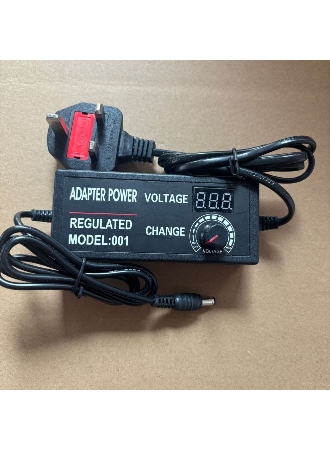 Adjustable Power Adapter 3-12V5A 3-24V 9-24V3A Dimming Temperature Regulating Speed Control Switching Power Supply-Color:9-24V3A British Standard-Specifications:With 8 Common Adapter