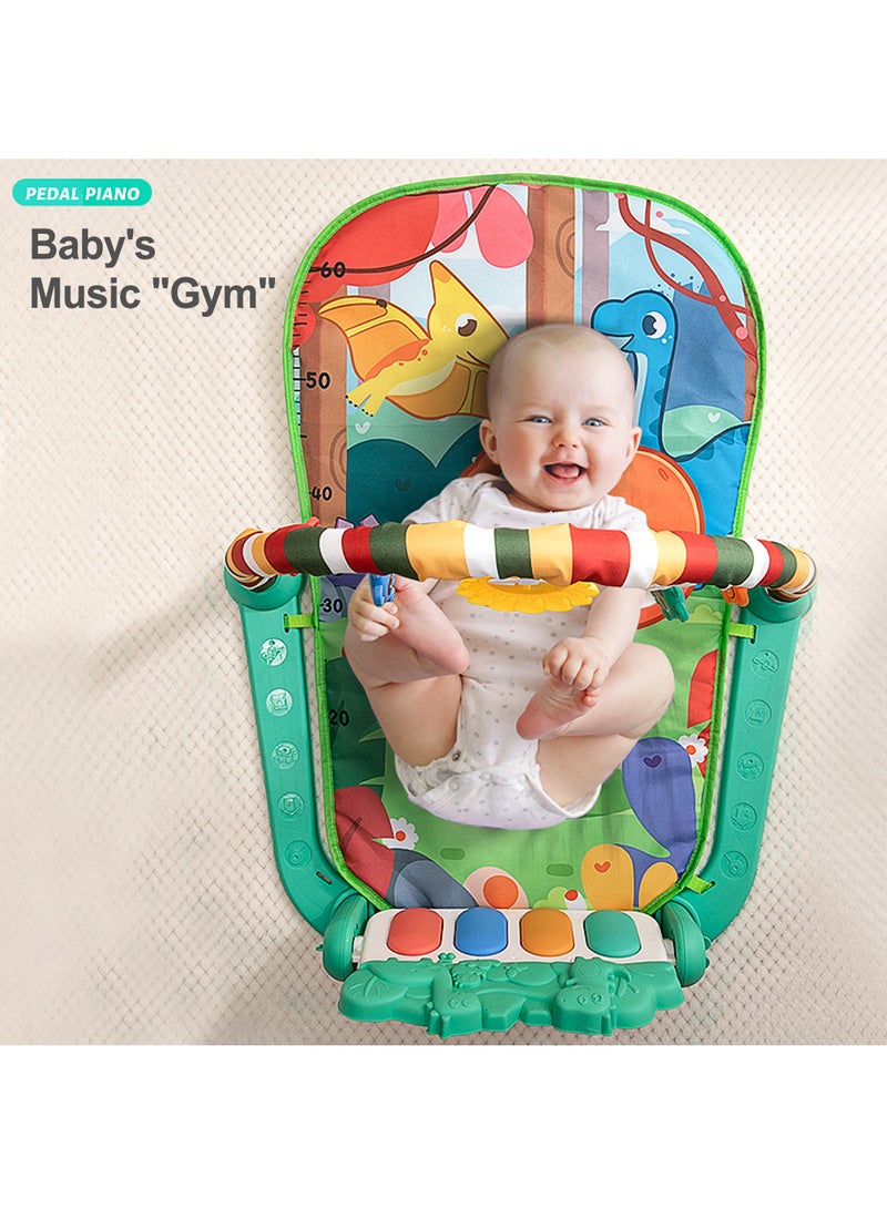 MaBaby Baby Gym Play Mats Baby Toys Tummy Time Mat Toys Musical Activity Center for Newborn Infant Toys Piano Baby Play Mat Music Light Newborn Infant Gifts for Baby Toys - Image 3