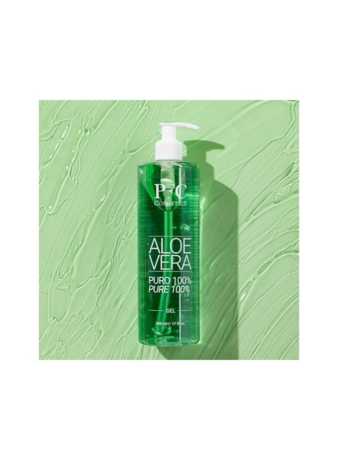 PfC Cosmetic Aloe Vera Gel 100% Pure Organic Lotion for Skin Natural Moisturising Cream Gel for Sunburn After-Sun with Aloe Barbadensis for Hygiene and Personal Body Care. - Image 5