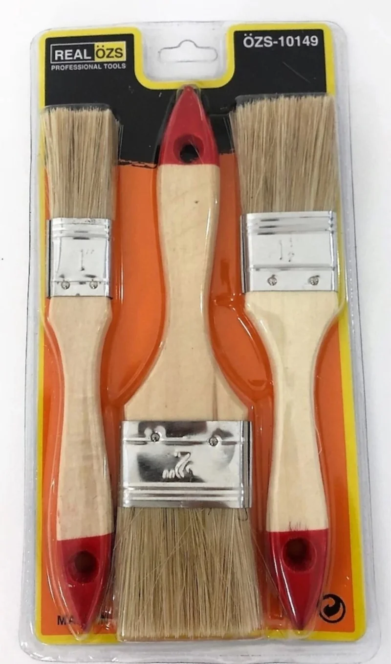 Mobee Shortcut 3 Piece Paint Brush Set 1410 Real OZS-10149