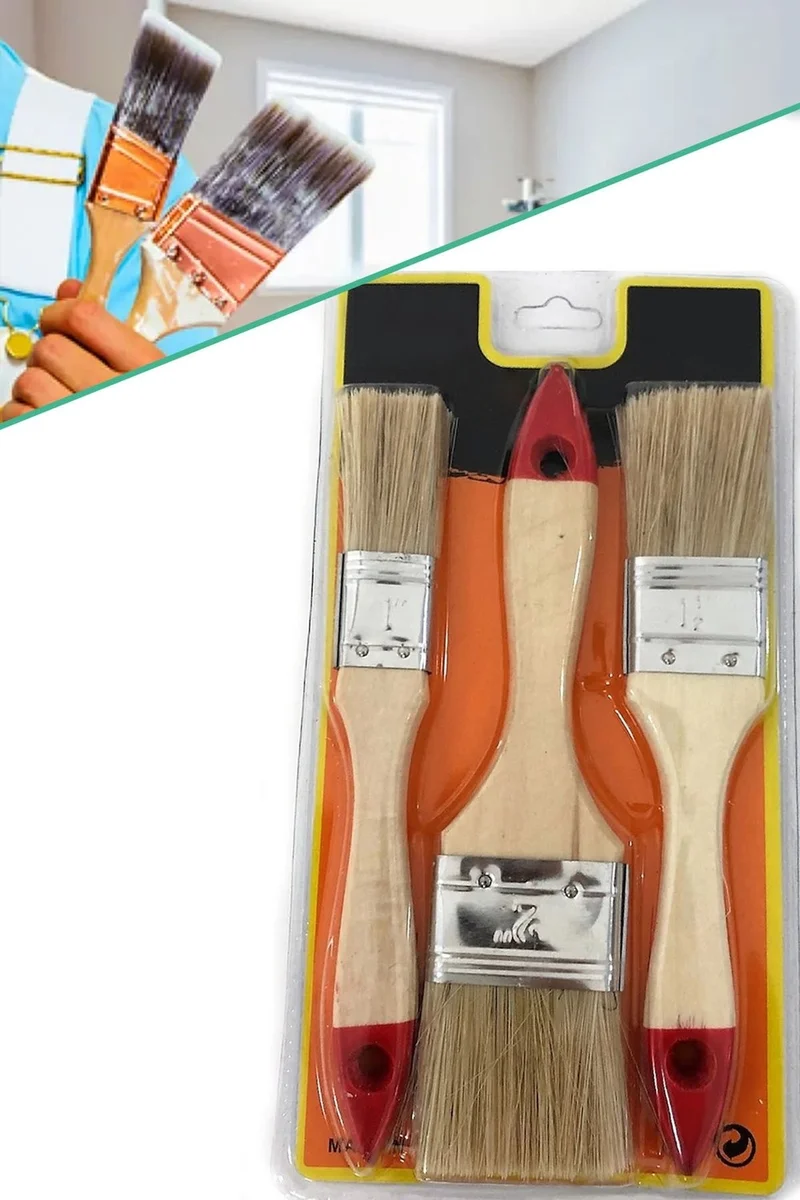 Mobee Shortcut 3 Piece Paint Brush Set 1410 Real OZS-10149