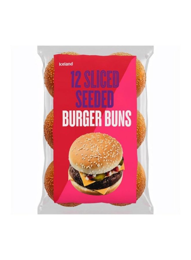 Burger Buns, Seeded - 12pcs, UK