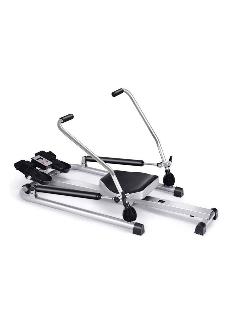 Foldable Rowing Machines Rowing Machine for House Use Foldable Indoor Hydraulic Rowing Machine Exercise Multifunctional Rowing Fitness Equipment for Men