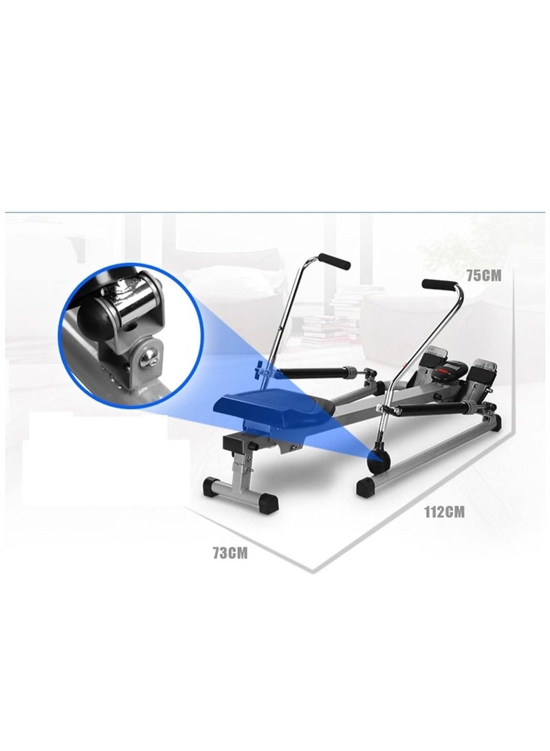 Foldable Rowing Machines Rowing Machine for House Use Foldable Indoor Hydraulic Rowing Machine Exercise Multifunctional Rowing Fitness Equipment for Men