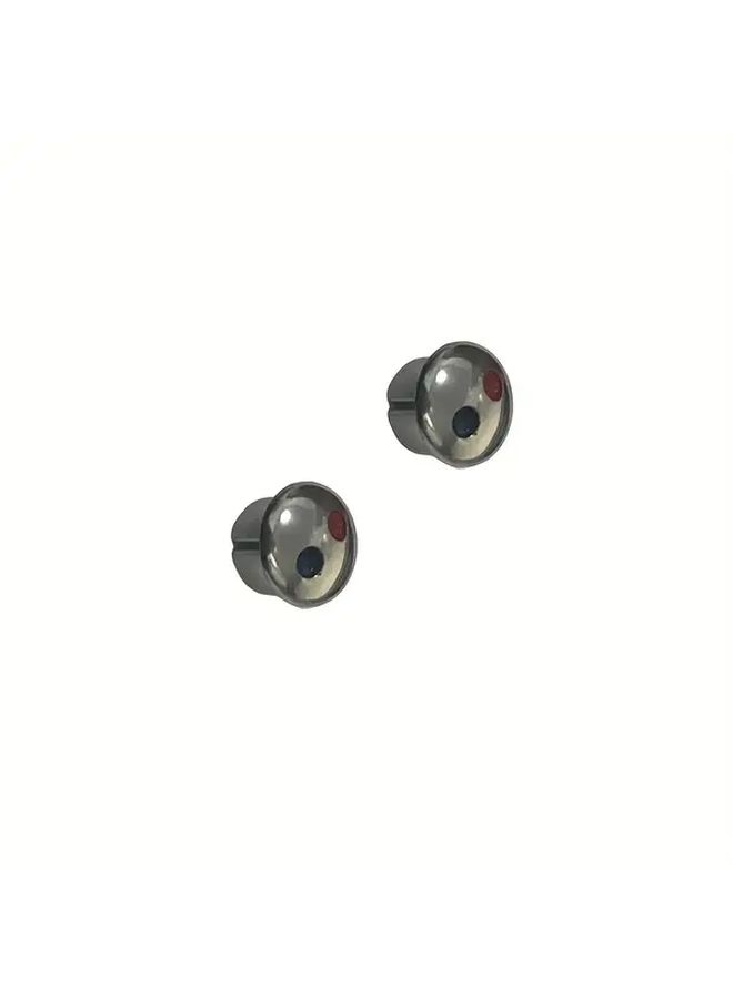 80pcs Metal Faucet Handle Caps Red Blue Hot Cold Water Indicators Bathroom Kitchen Decorative Accessories - Image 2