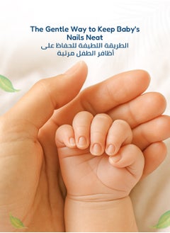 فريدا بيبي مجموعة قصافة الأظافر للأطفال من فريدا بيبي – مقص أظافر للأطفال حديثي الولادة والرضع مع فتحة أمان وتجويف منحني لتقليم آمن وخالي من الجروح – قبضة مريحة وسهلة الاستخدام  - Image 4