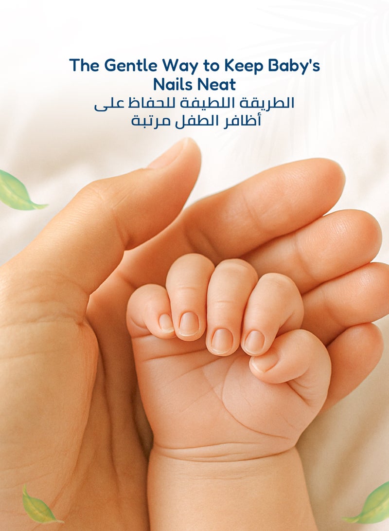fridababy NailFrida Snipper Clipper Set – Baby Nail Clipper with Safety Spy Hole & Curved S-File for Newborns & Infants – Nick-Free, Easy-Grip, Safe Nail Care Kit  - Image 4
